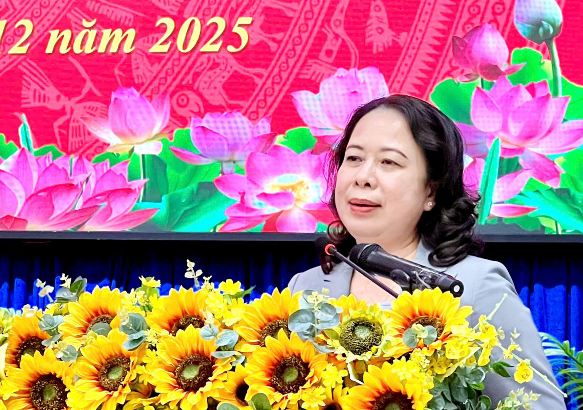 Phó chủ tịch nước Võ Thị Ánh Xuân: Chính sách xã hội luôn là trụ cột quan trọng 